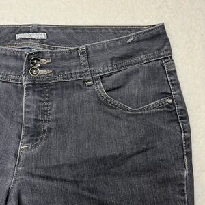 Tommy Hilfiger Jeans Womens 10 Grey Straight Leg Dark Wash Stretch 1A77800788